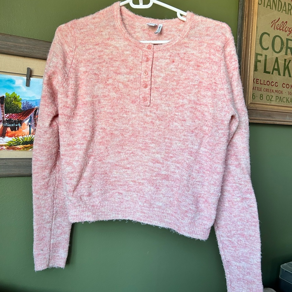 Twik Soft Pink Knit Cardigan